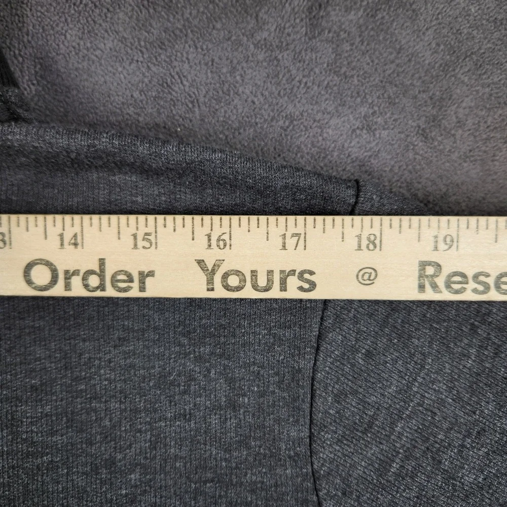 Oakland Raiders NFL 1/4 Zip Antigua Mens Large Gray Heather‎ Pullover Sweater